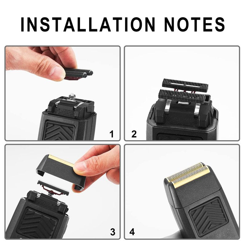 Professional 5 Star Series Finale Shaver Replacement Foil Bar Assembly Compatible with Shaver Foil 7043