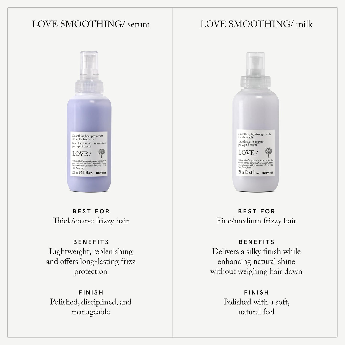 LOVE SMOOTHING/Hair Serum, 5.1 fl oz.
