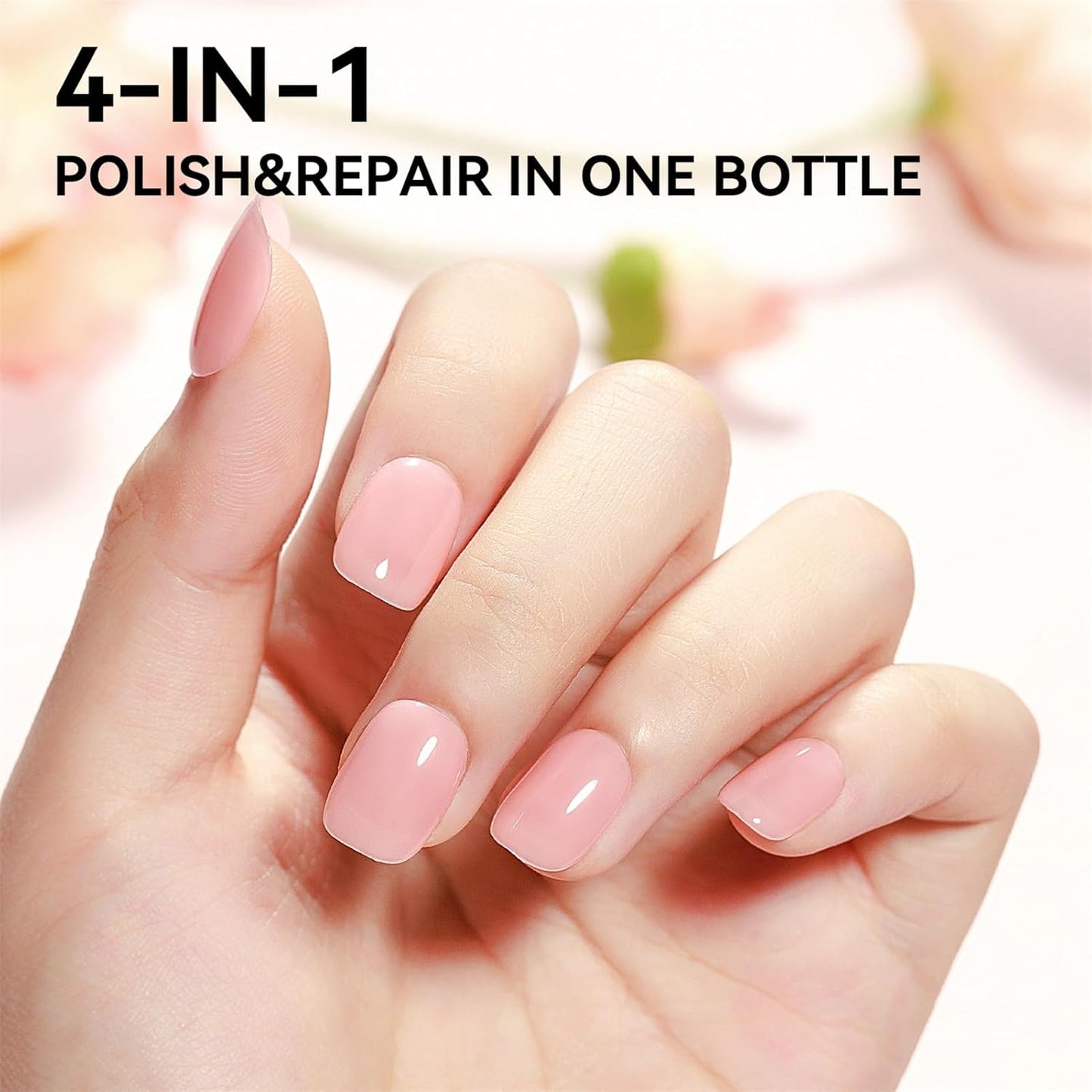Nail Strengthener - Quick Dry Hardener for Weak & Damaged Nails | Extra Strong Growth Polish 12ML