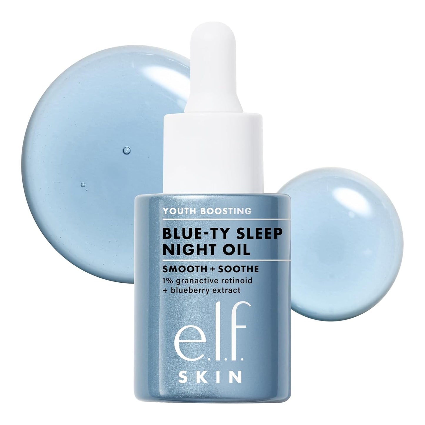 e.l.f. SKIN Youth Boosting Night Oil - Gentle Overnight Face Oil for Fine Lines & Uneven Texture | Lightweight & Vegan