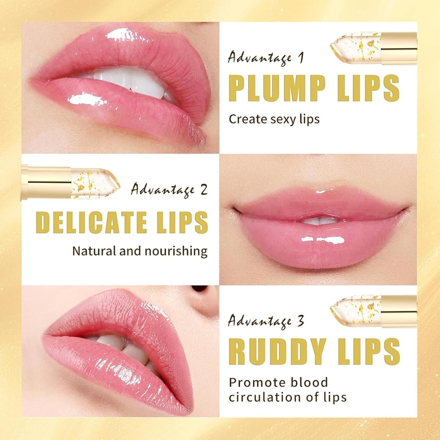 Aurelia Color Changing Lipstick - Long-Lasting Hydration & Nourishing Formula for Mature Skin | 1 Piece