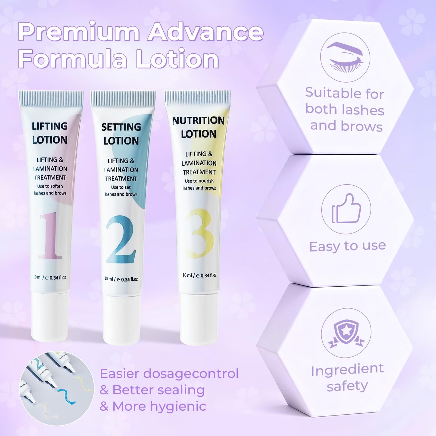 PERMANIA Korean Lash Lift Kit, Can be Operated with Eyes Open for Lash Perm