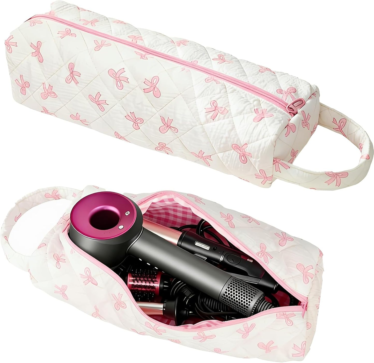 Hair Tools Organizer Bag - Portable Travel Case for Curling Irons, Flat Irons & Hair Dryers | Essential Haircare Accessories