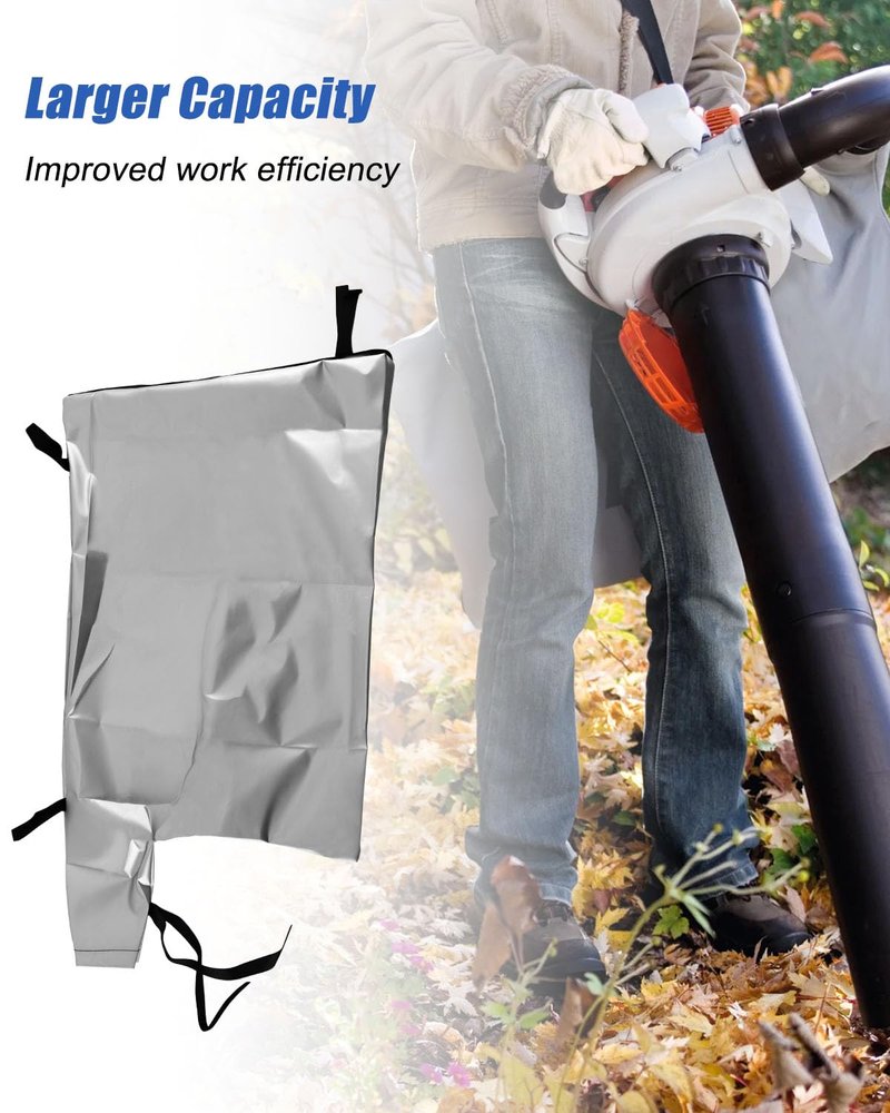 Vaticas Blower Dust Bag Fit for STIHL BG72 BG75 SH55 SH85D BG85 BG65 BG55 BG65D, Catcher Bag with 1.5m Shoulder Strap