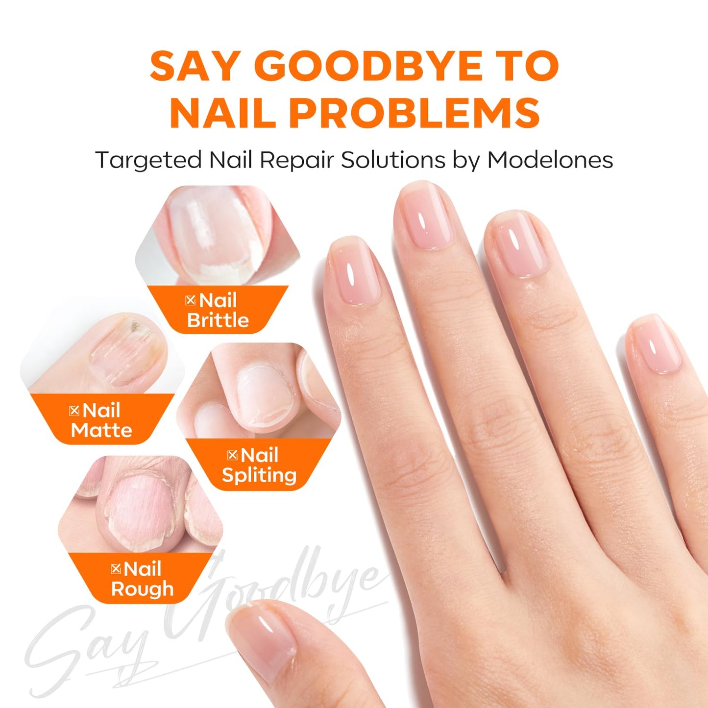 Nail Strengthener & Growth Treatment - Extra Strong Clear Repair for Damaged Nails | 15ml (0.51 Fl Oz)