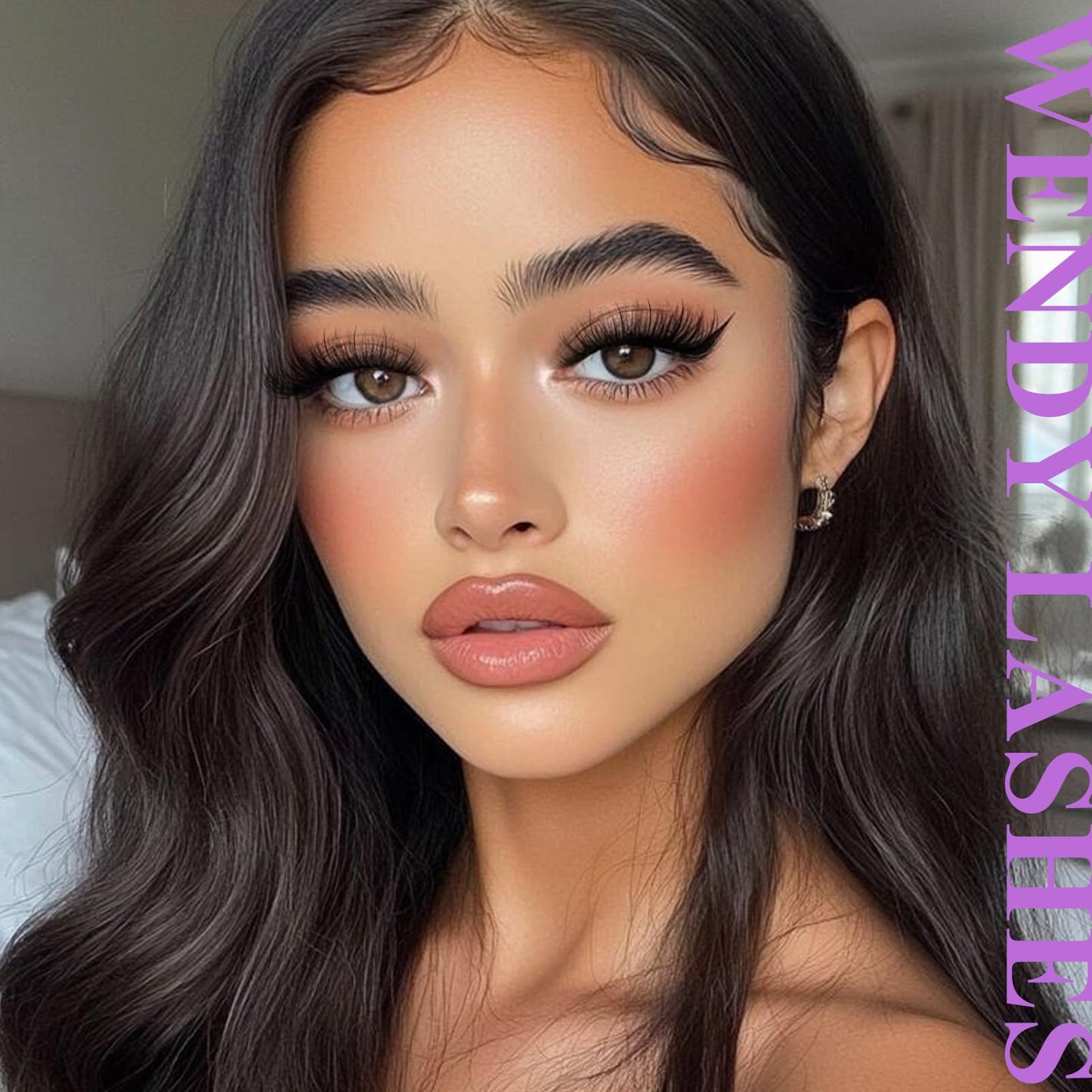 Wendy Lash Clusters Kit With Bottom Lashes 30D+40D+40D+50D+60D+80D 880-Pcs Fluffy Eyelash Clusters D Curl Lashes Extension Soft Eyelash Extension Kit Wispy Natural DIY at Home