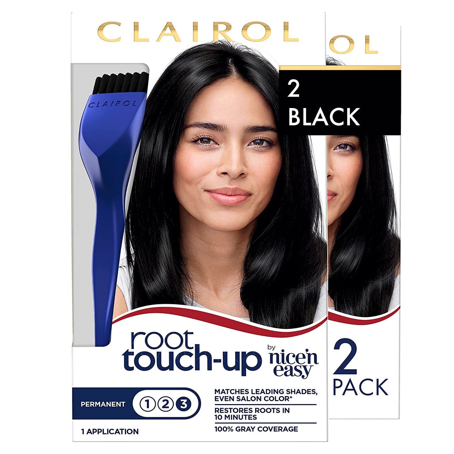 Clairol Root Touch-Up Permanent Hair Dye - 5 Medium Brown | 100% Gray Coverage, Easy Brush Application
