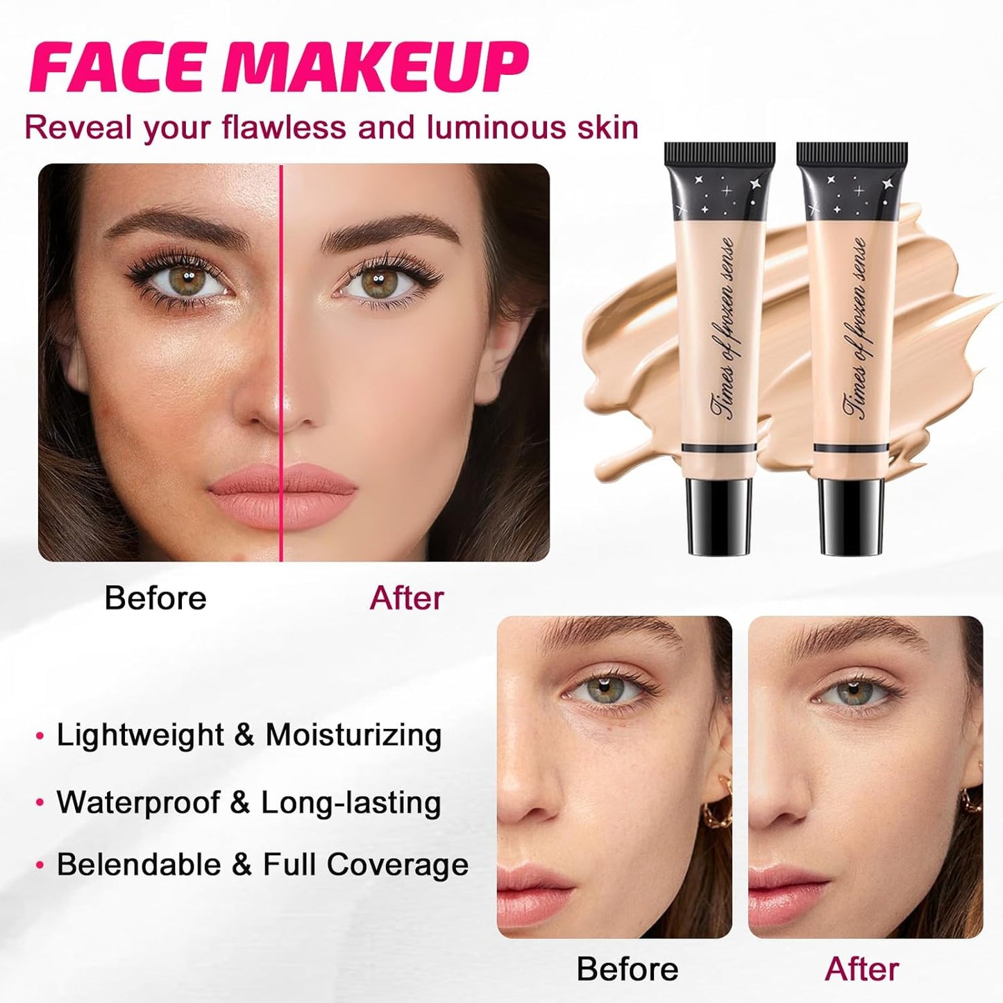All-in-One Makeup Kit for Women | Complete Gift Set with Eyeshadow, Foundation, Blush & More - Perfect for Teens