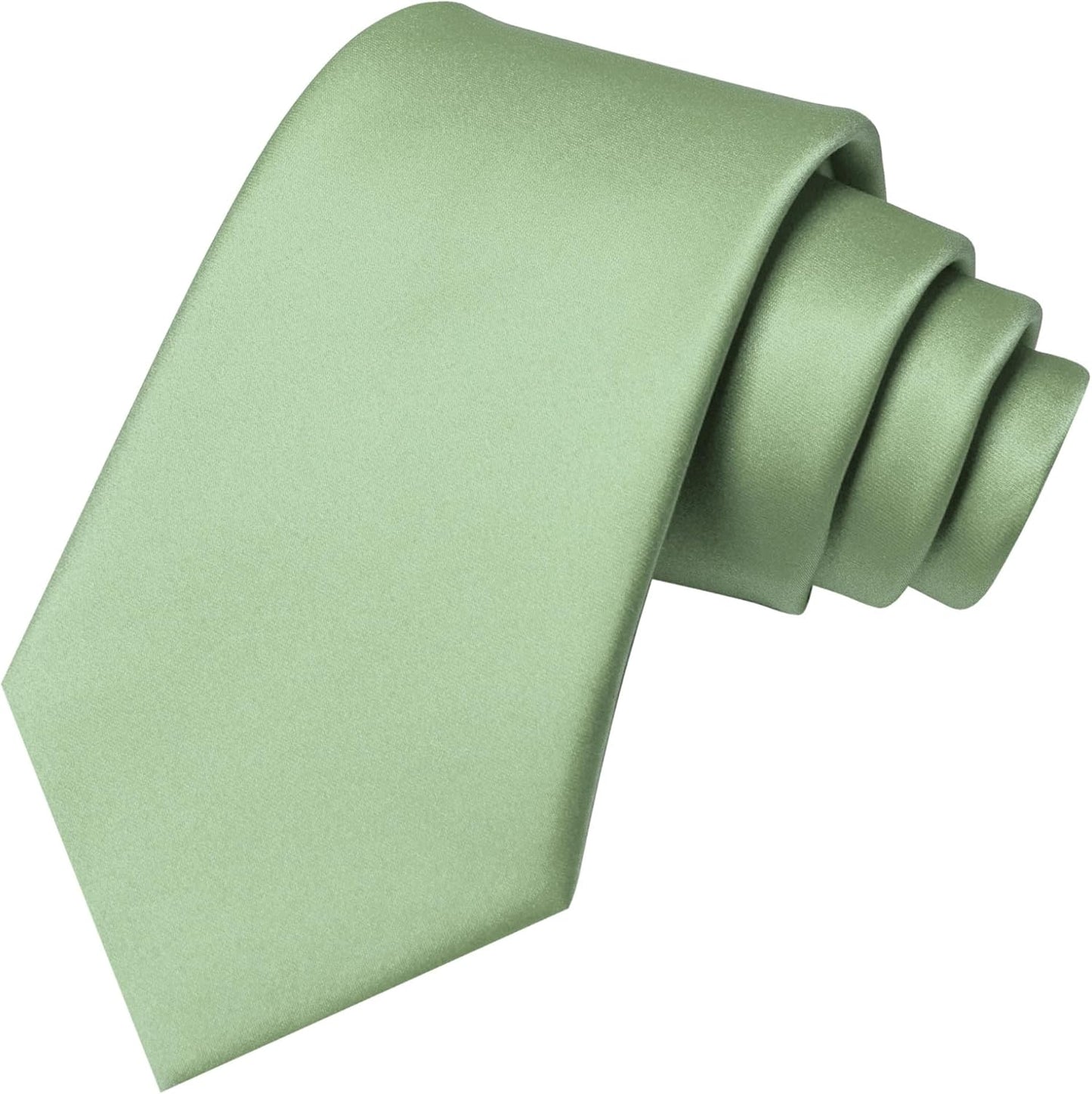 Solid Color Tie for Men - Business & Wedding Necktie | Elegant Design