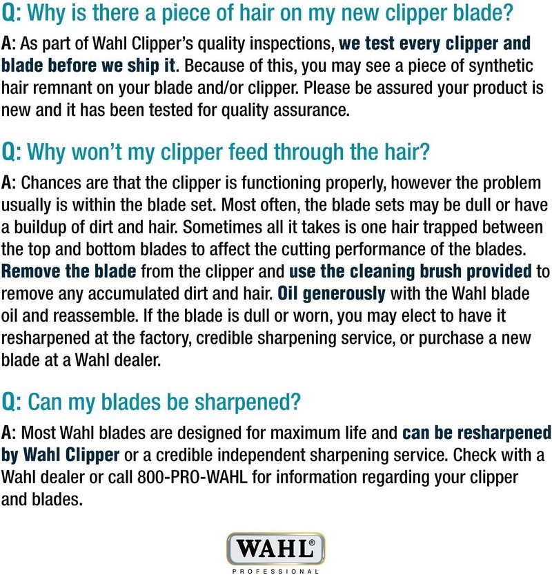 Wahl Professional Animal 5-in-1 Pro Adjustable Clipper Blade - for Arco, 5 Style Groom, Bravura, Chromado, Creativa, Figura & Motion Clippers - Replacement Blades - Silver