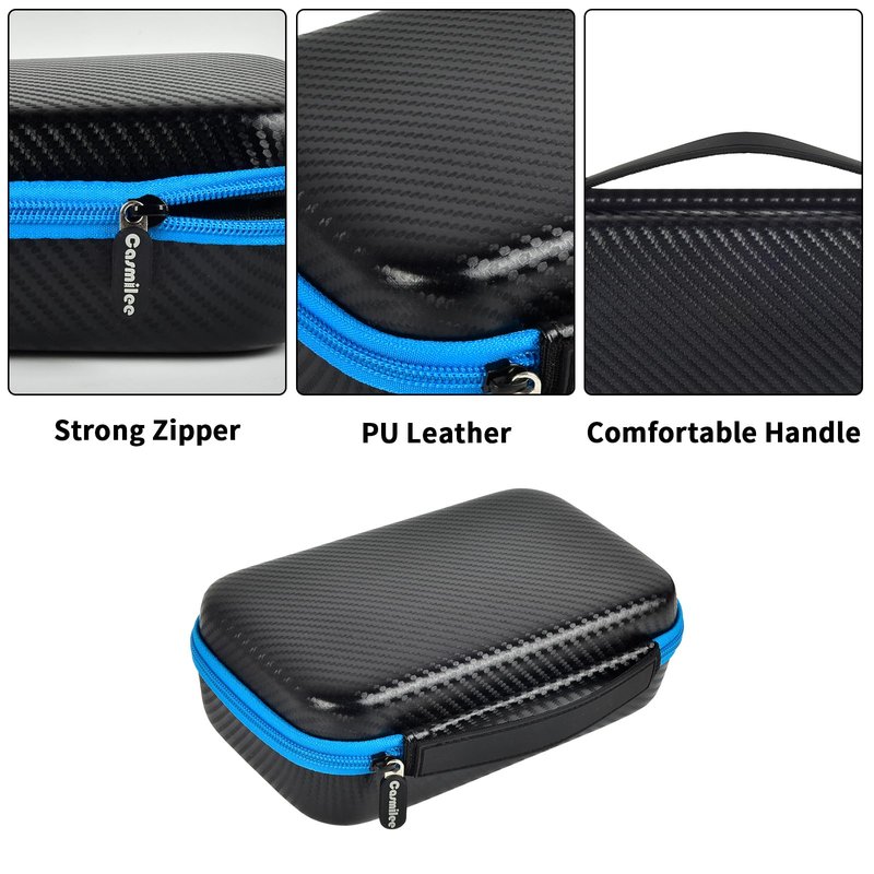 Casmilee Beard Trimmer Case for Braun Electric Shaver Series 5 5150cs/ 5118s for Men, Razor Holder for Foil Shaver, Body Groomer, Charging Stand & 5 Combs, Cutter Head Bag (Box Only)