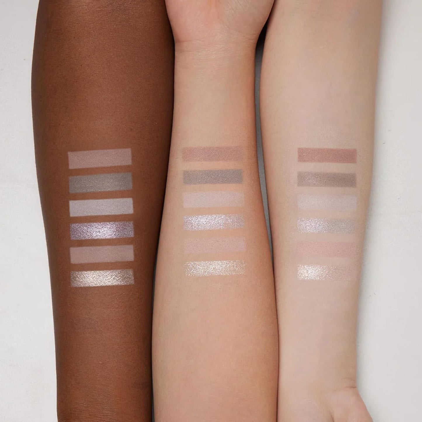 Flower Knows 6-Color Makeup Palette - Nude Pink with 4 Matte & 2 Shimmer Shades | 0.23 Oz (01 Moonlight Pearl)