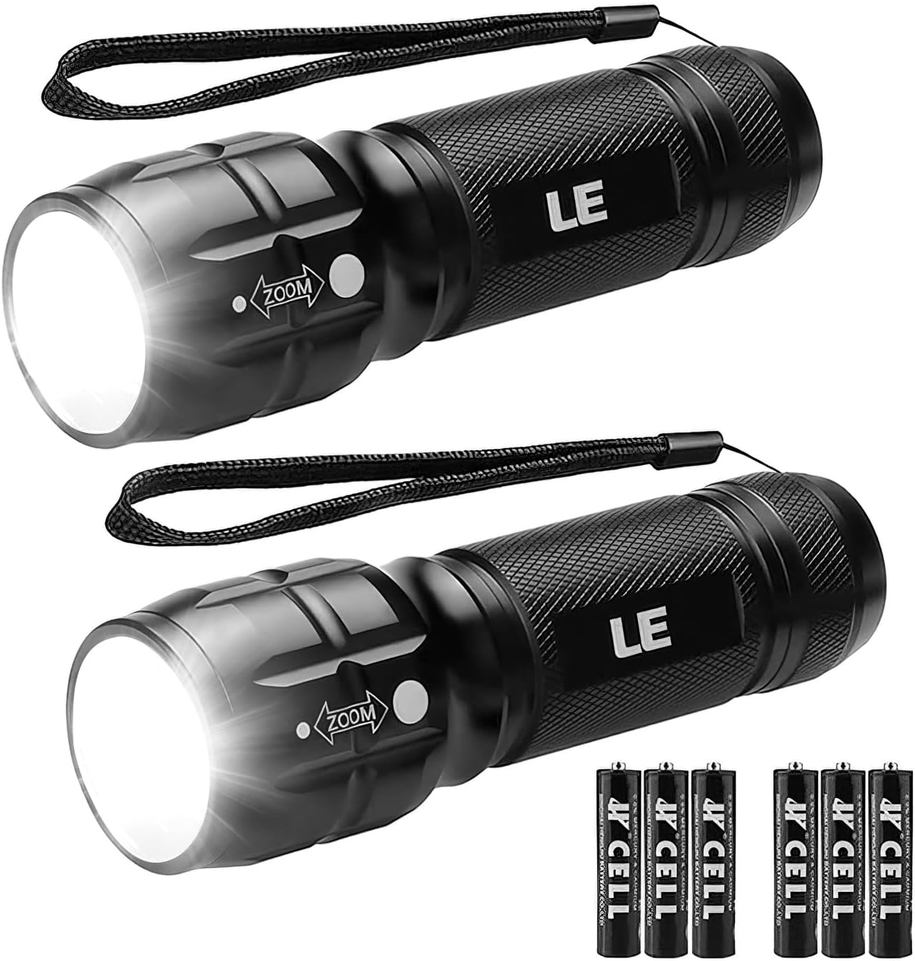 LED Flashlights - High Lumens Waterproof Tactical Flashlight | Adjustable Focus for Outdoor & Emergency Use