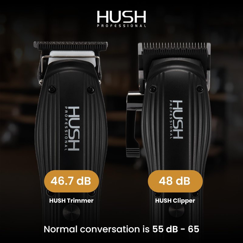 HUSH PROFESSIONAL Cordless Hair Clipper for Men - Hair Buzzer Cordless Clipper Set, Barbers Tools, Men's Grooming Professional Set with LED Display