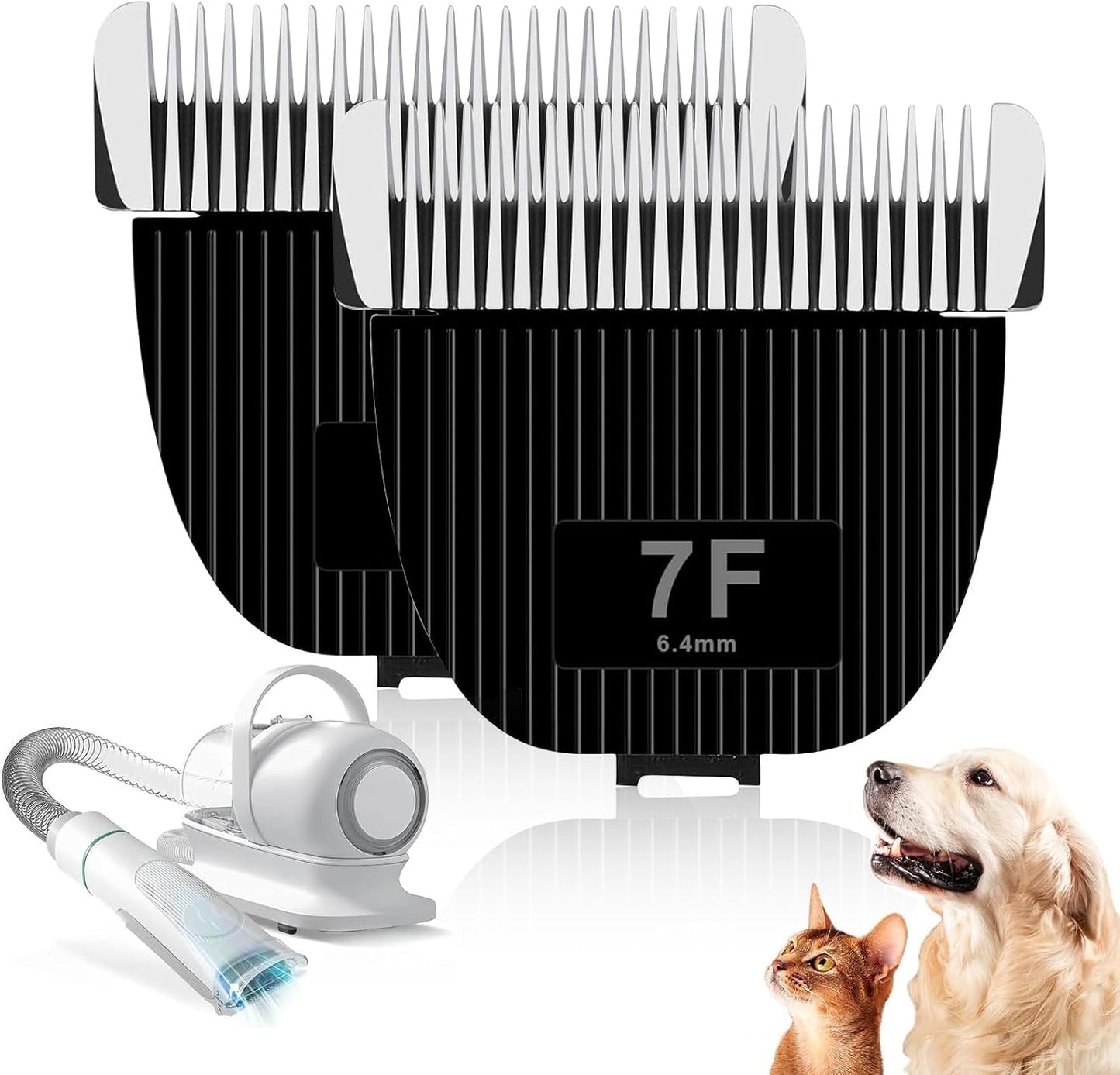Replacement Blade for Nebot P1 Pro Pet Grooming Kit - 5F Cut Length 1/4” (6.3mm) | 2 Pack