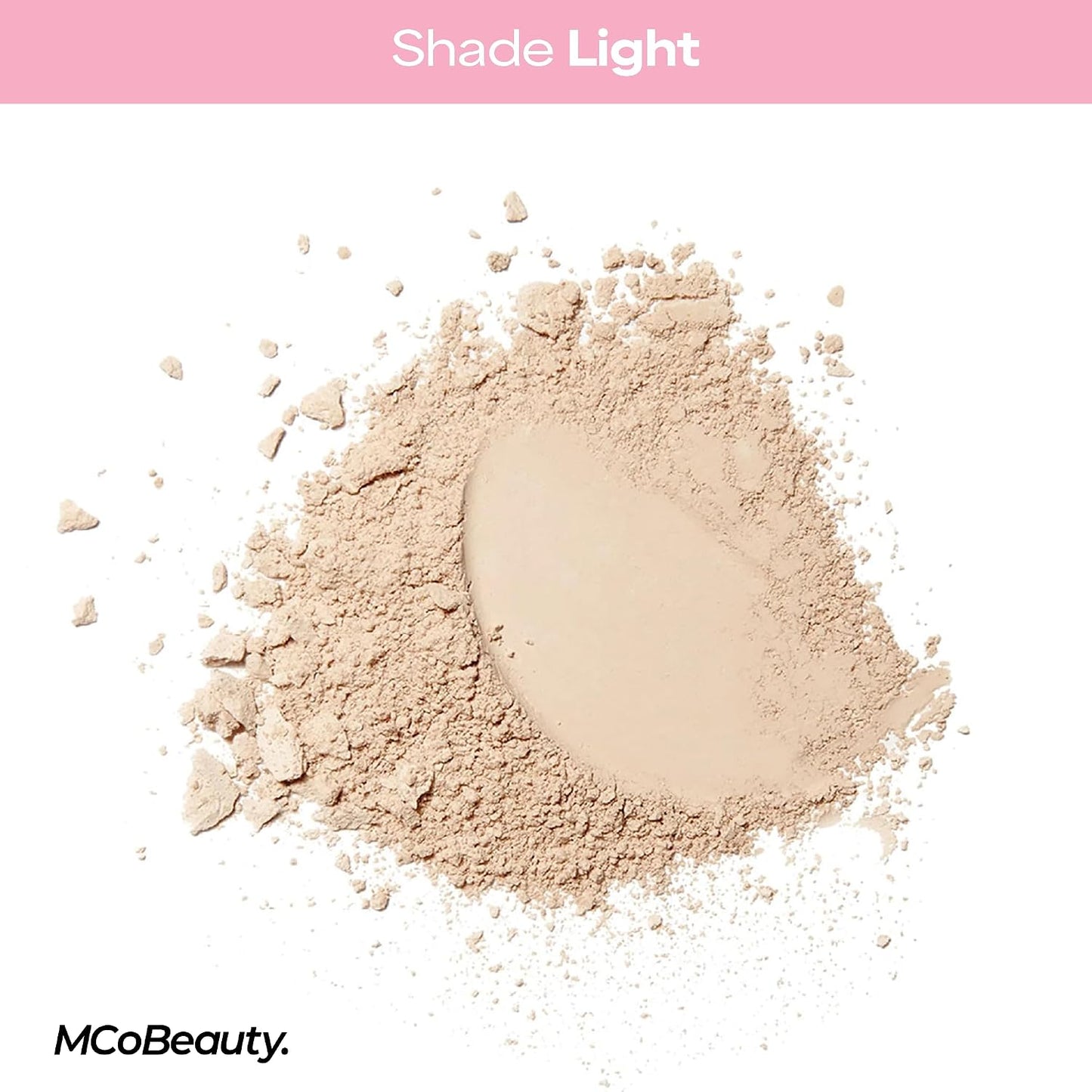 Miracle Flawless Pressed Powder - Soft Focus Blurring Finish | Vegan Makeup Compact with Rose Extract - Light 1