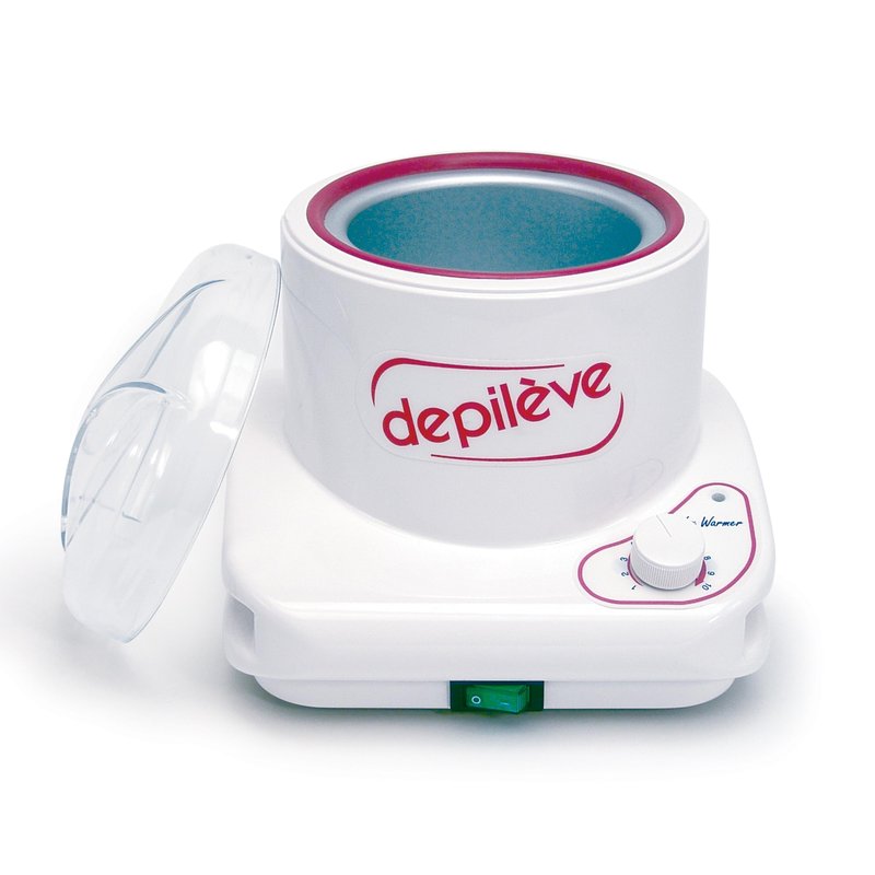 Depileve 340d Deluxe Warmer - Adjustable Heat Settings - Break Resistant Lead - Separate On/Off Switch - for Salon and Home - Holds up to 14 oz. Cans