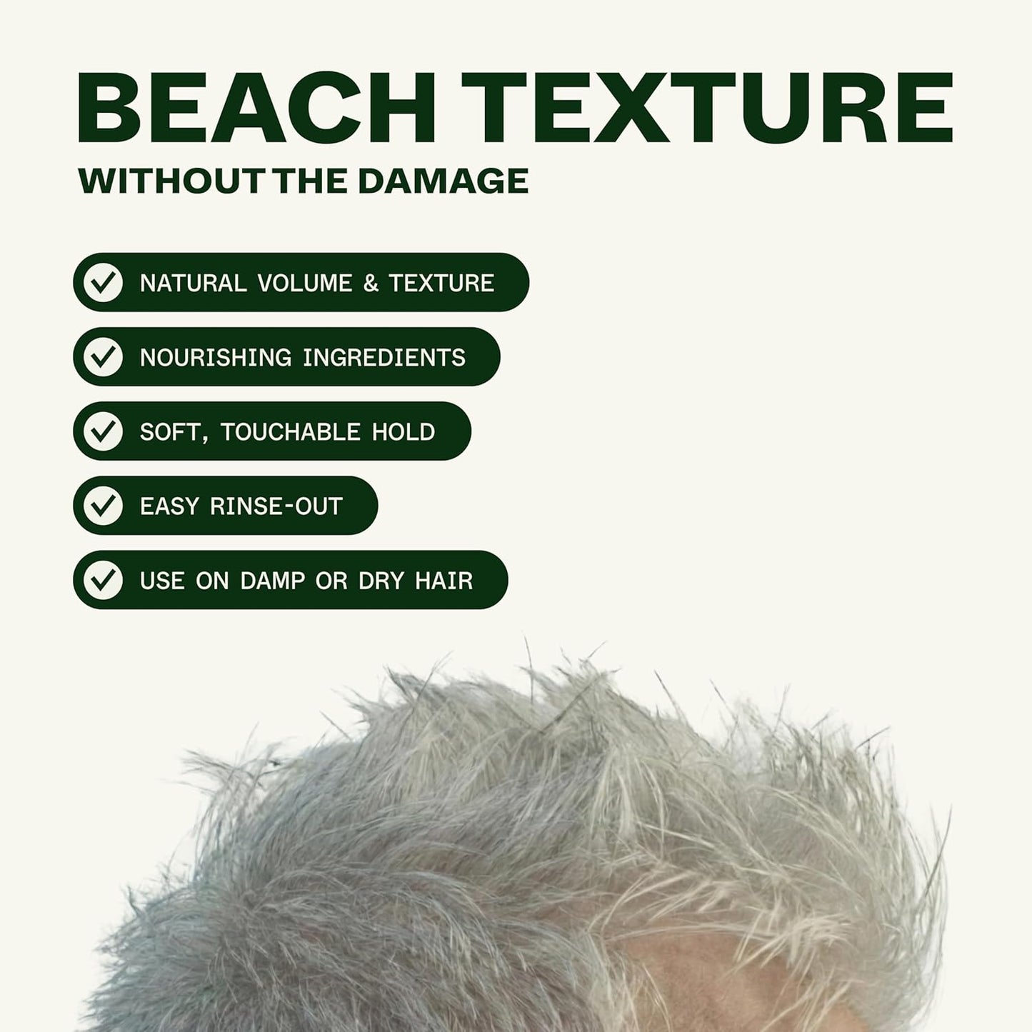 Sea Mineral Spray - Natural Volume & Texture Enhancer | Moisturizing Antioxidant Formula, 100 mL / 3.4 Oz