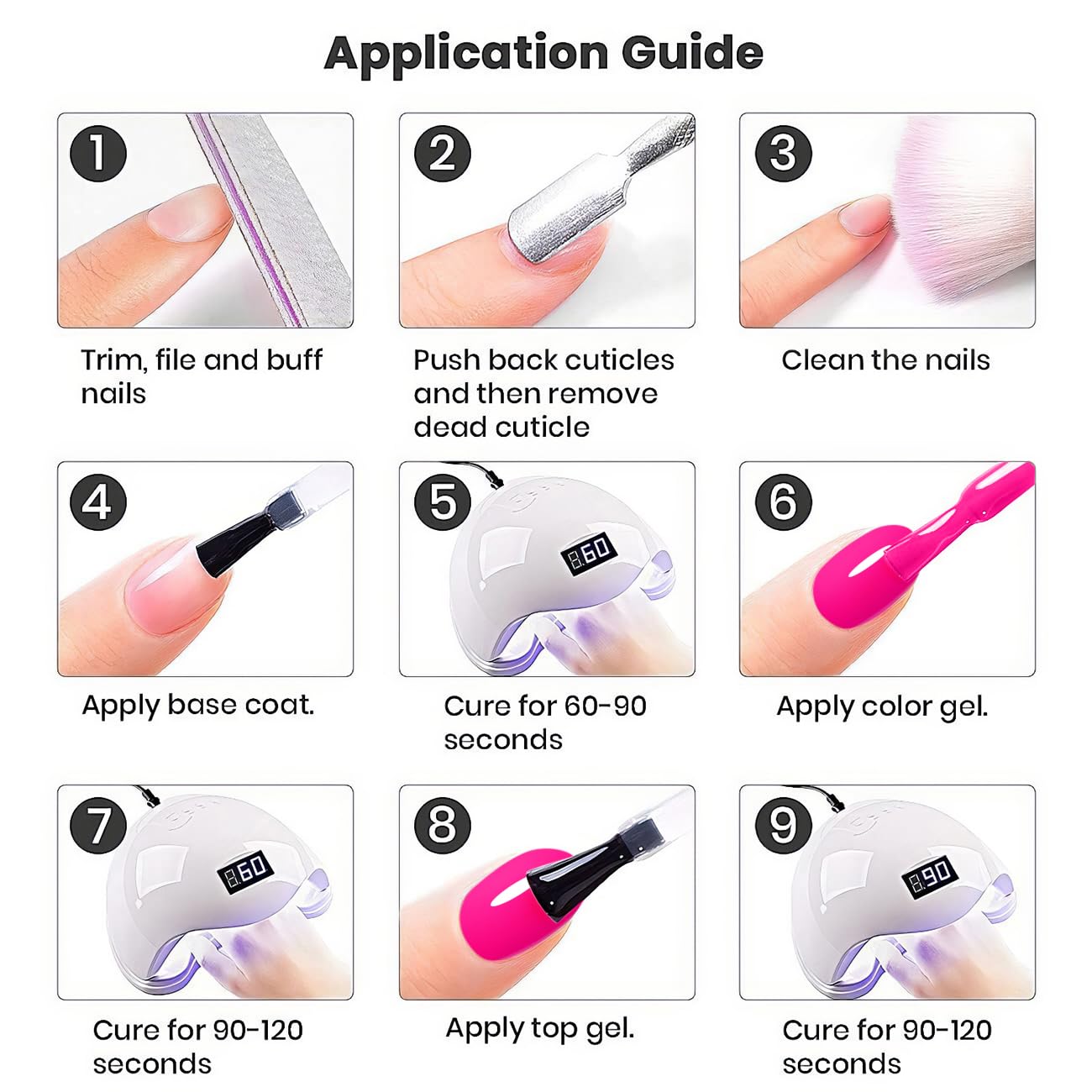 RARJSM Hot Pink Gel Nail Polish Neon Pink Gel Polish BrightPink GelNailPolish 1PCS 15ML Long Lasting Gel Polish Soak off U V Curing Required Nail Art Varnish Salon DIY at Home