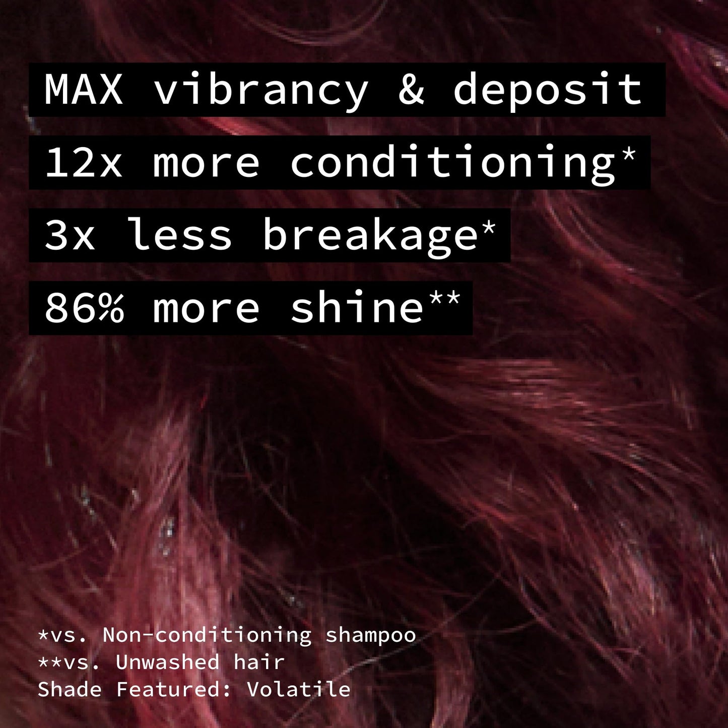 Pulp Riot Semi Permanent Hair Color Countess – Cool-Toned Red with Red Violet Undertones, Long-Lasting Vibrancy, Anti-Overworking Formula, Vegan, Conditioner-Based, 4oz Tube