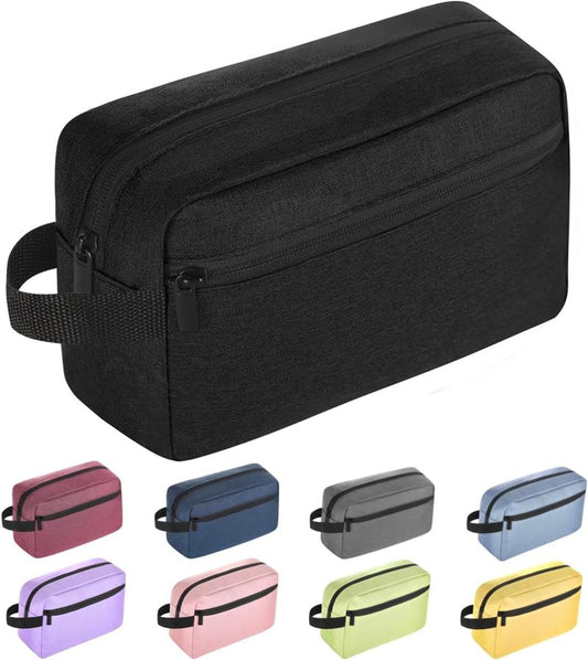 Travel Toiletry Bag - Hanging Cosmetic Organizer for Men & Women | Black Travel Accessory