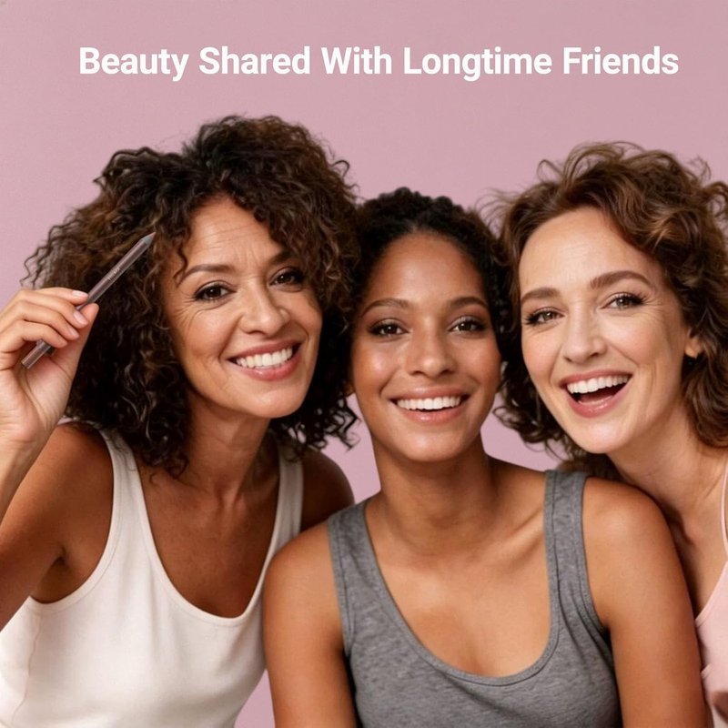 Brown Gel Eyeliner Pencil for Mature Eyes - Smooth Glide, Waterproof & Long-Lasting | Soft Natural Look