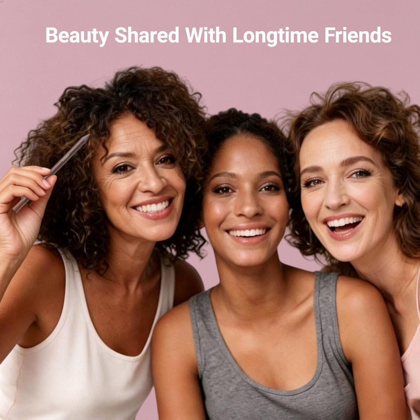 Creamy Glide-On Eyeliner Pencil for Mature Eyes - Waterproof, Smudge-Proof, Long-Lasting | Soft Natural Finish