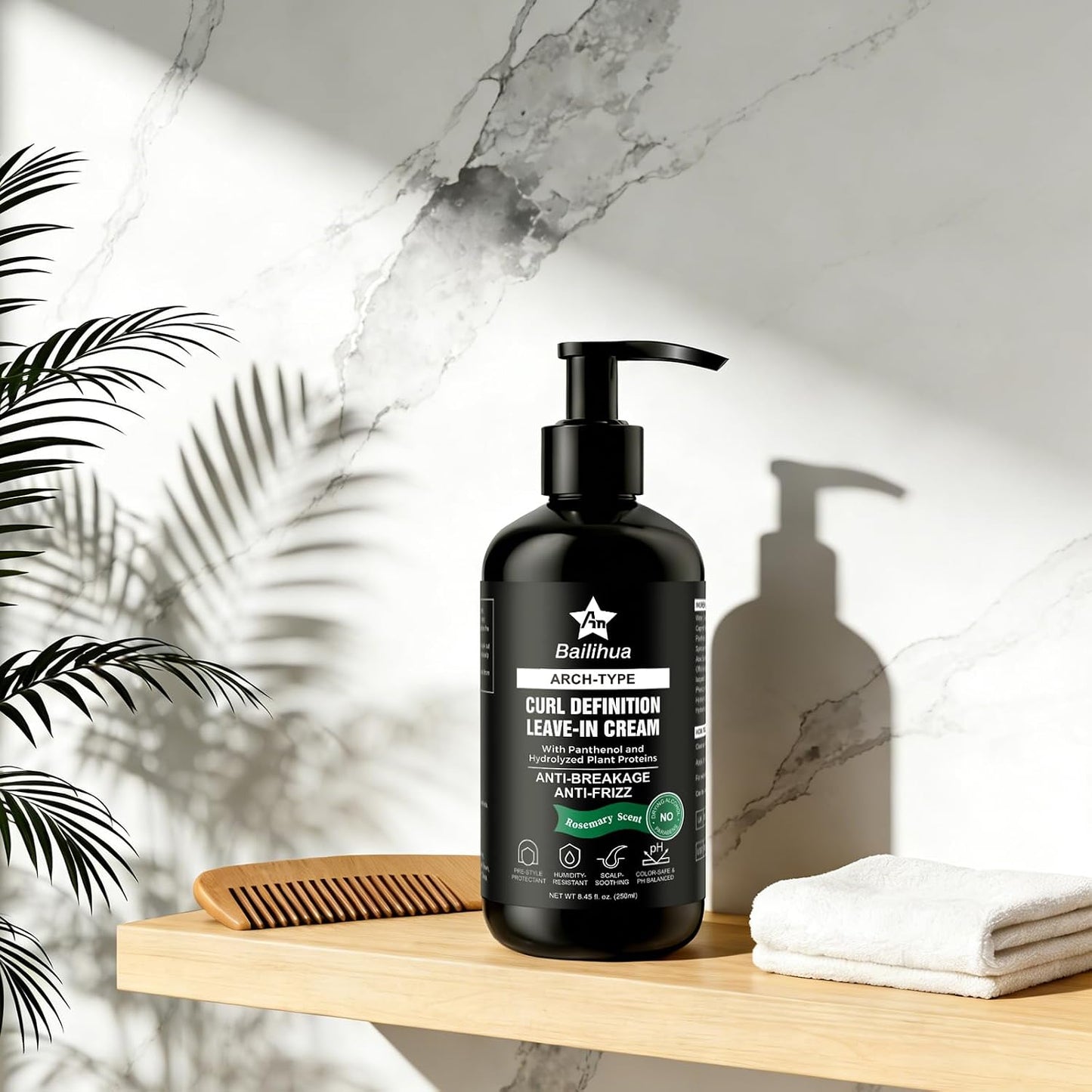 Curl Defining Cream for Men - Lightweight Shea Butter & Argan Oil Formula for Curly & Wavy Hair | 250ml