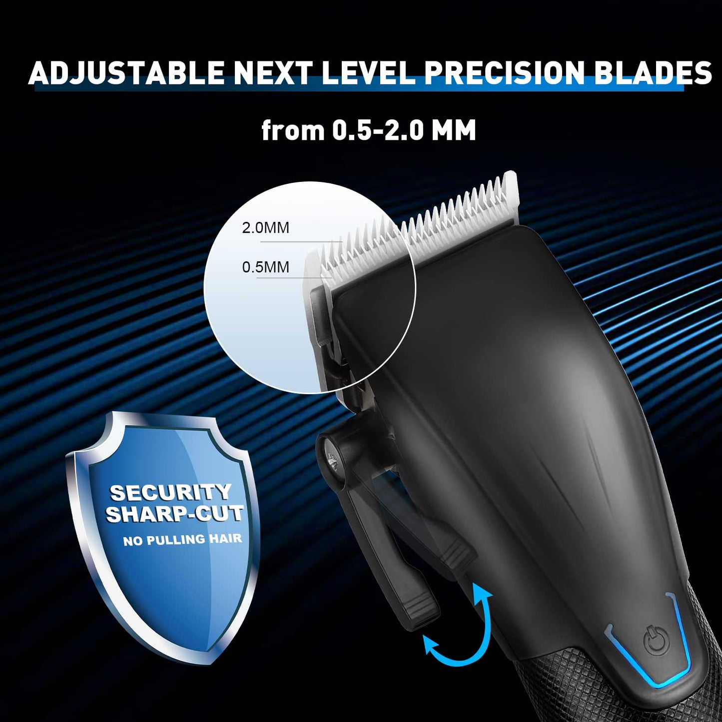 Karrte Professional Hair Clippers and Trimmer Set, 3 in 1 Hair Clippers for Men, Pro Clipper, T-Shaper Trimmer & Foil Shaver, Cordless Clippers and Grooming Set, Hair Cutting Kit for Gift