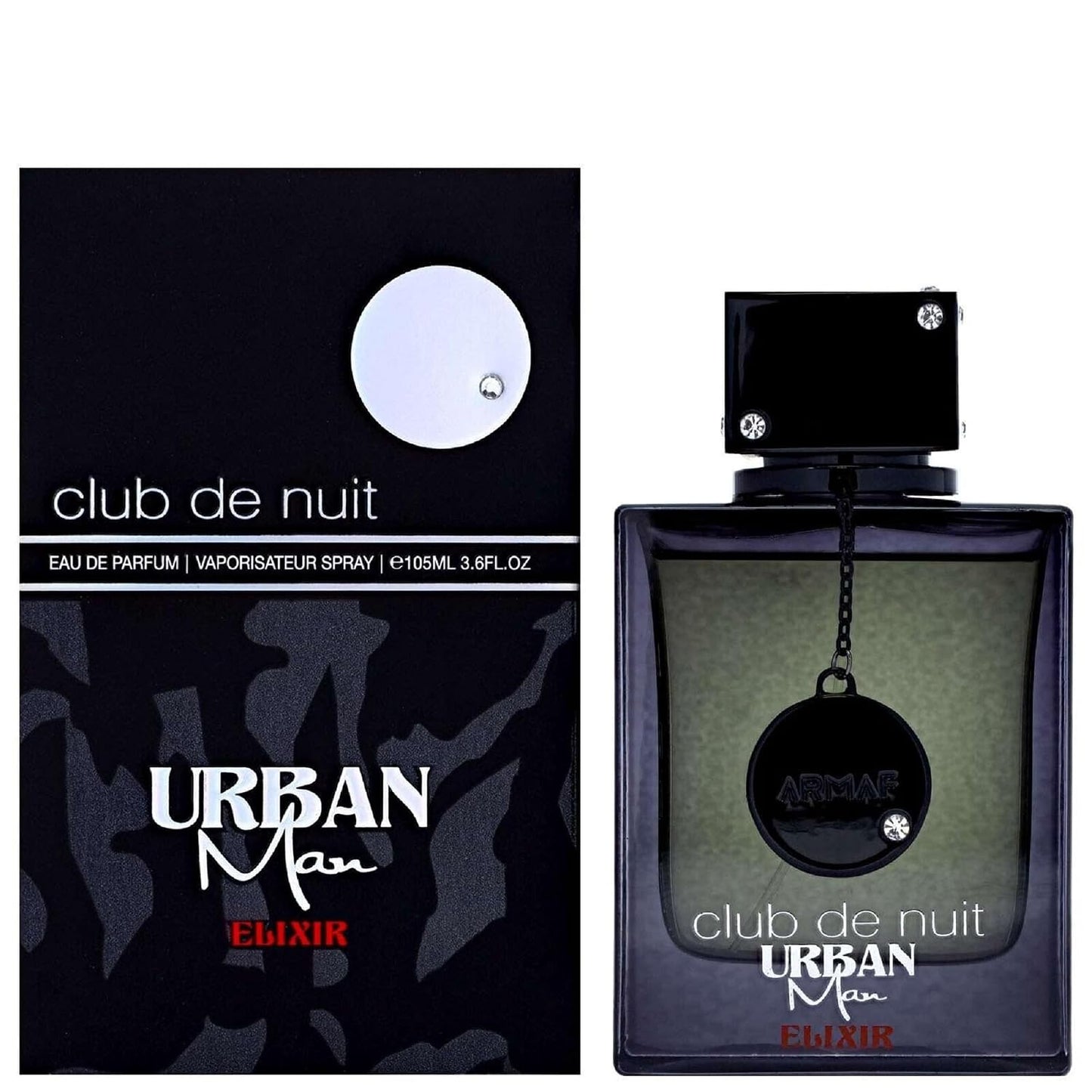 Armaf Club De Nuit Urban Man Elixir - Men's Eau de Parfum Spray, 3.6 Oz | Long-Lasting Fragrance