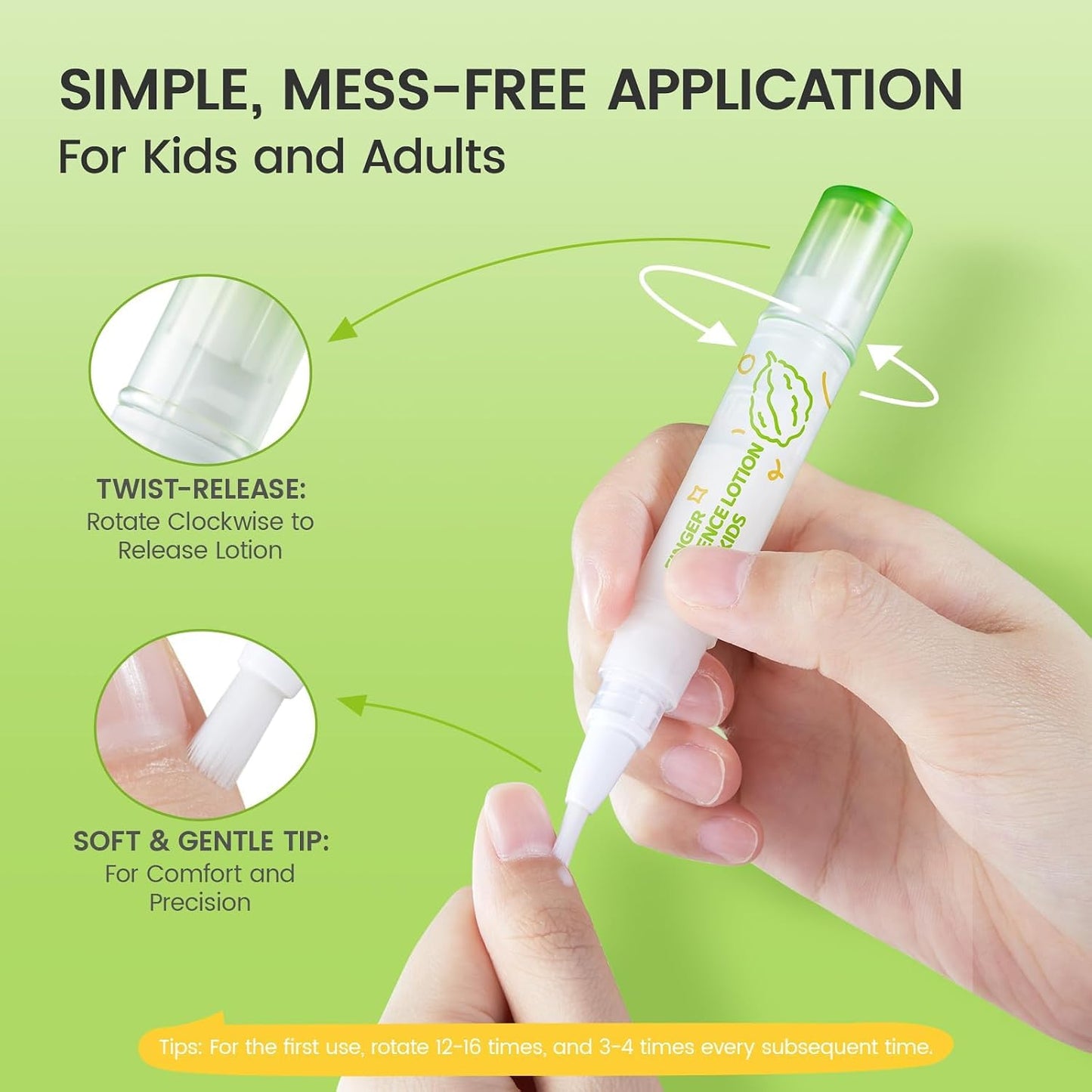 Stop Nail Biting for Kids - Bitter Taste Nail Care Pen | Safe, Non-Toxic Treatment for Ages 0+ (0.14 oz)