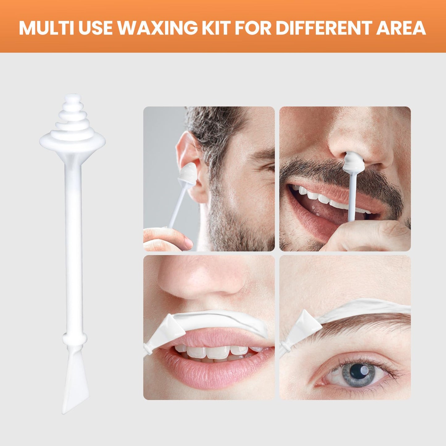 AUZEAL Nose Wax Kit With 90 Nose Waxing Sticks