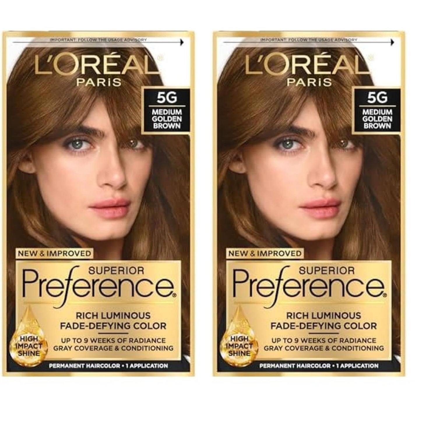 L'Oreal Paris Hair Color - Superior Preference Dark Ash Blonde 7A | Fade-Defying Permanent Dye for 9 Weeks of Radiance