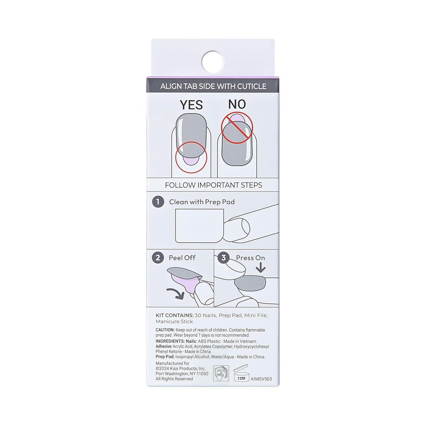 Kiss Impress No Glue Mani Press On Nails - 'Before Sunrise' Green Short Squoval Shape | 30 Nails, Prep Pad & More