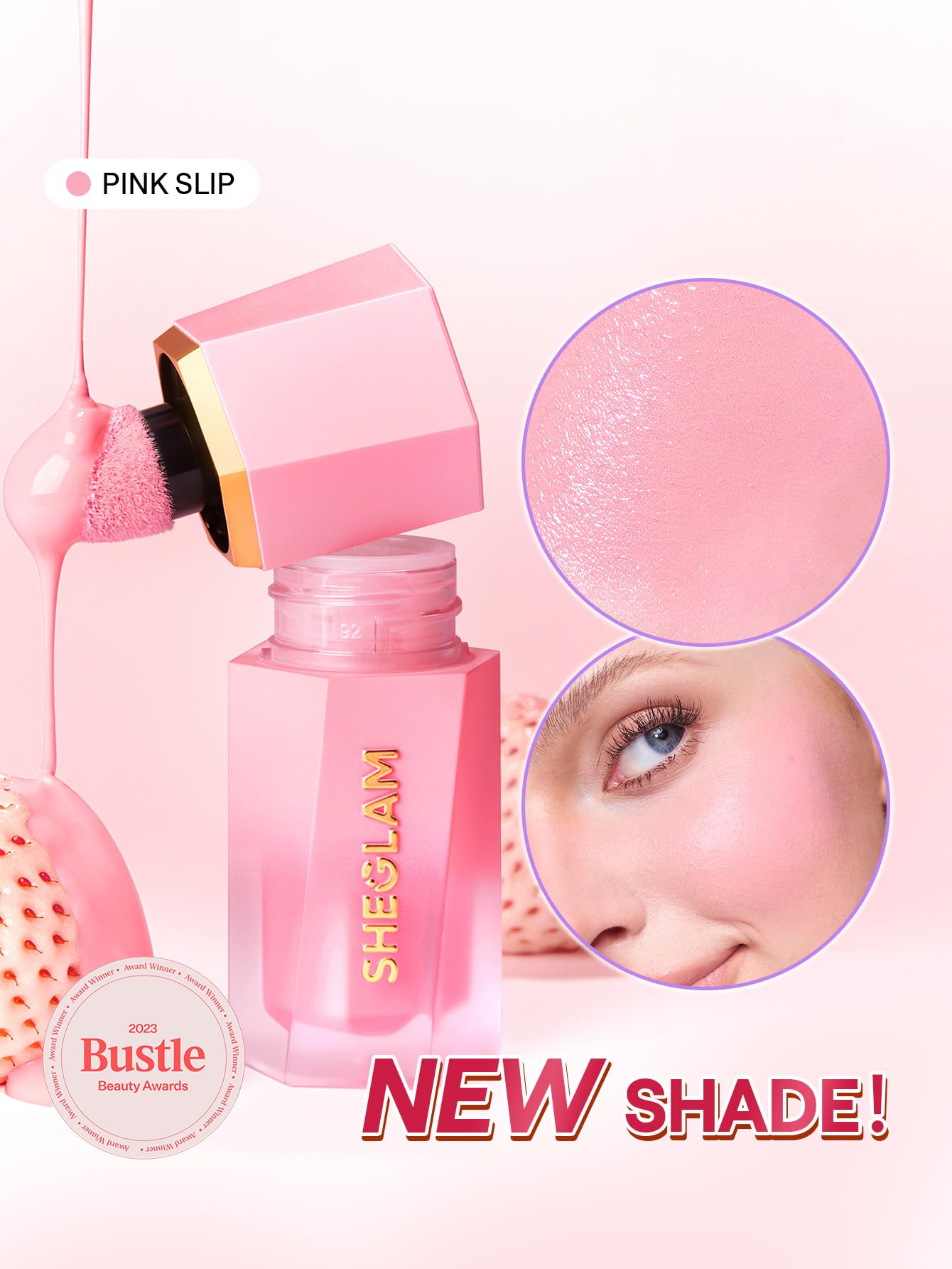 SHEGLAM Color Bloom Liquid Blush-007 Pink Slip