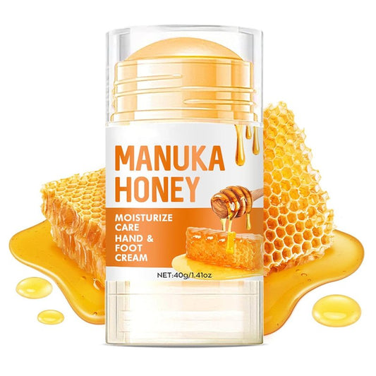 Honey Foot Balm Stick - Manuka Honey Moisturizing Cream for Dry, Cracked Heels & Feet | 1.41 Oz