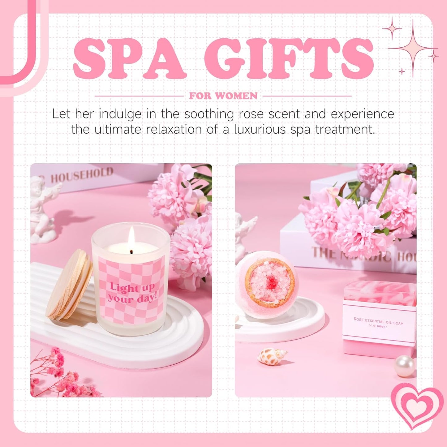 Gift Baskets for Women - 9-Piece Birthday Gift Set | Trendy Aesthetic Cup for Teen Girls, Perfect for Sweet 16, 18 & 21 Celebrations