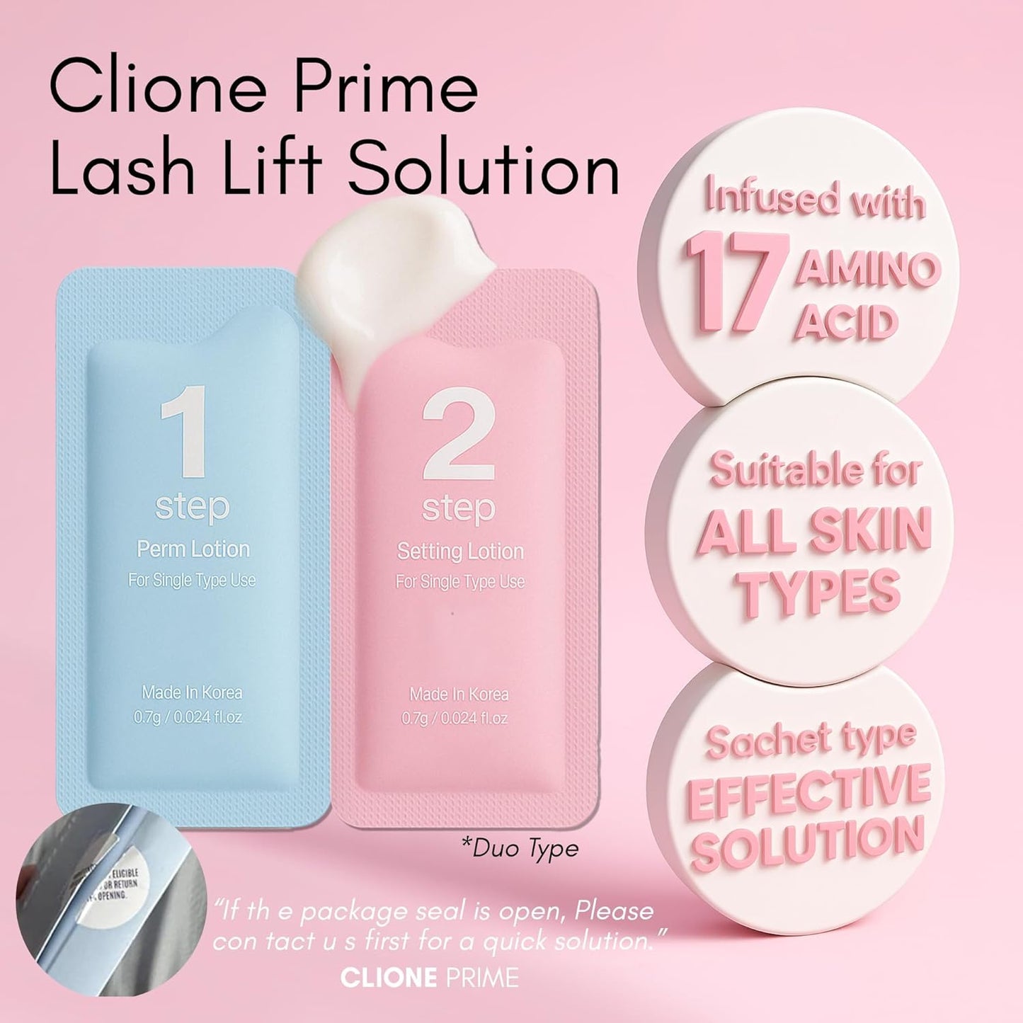 Korean Lash Lift Kit | Eyelash Perm & Eyebrow Lamination for Stunning Results - Complete Set