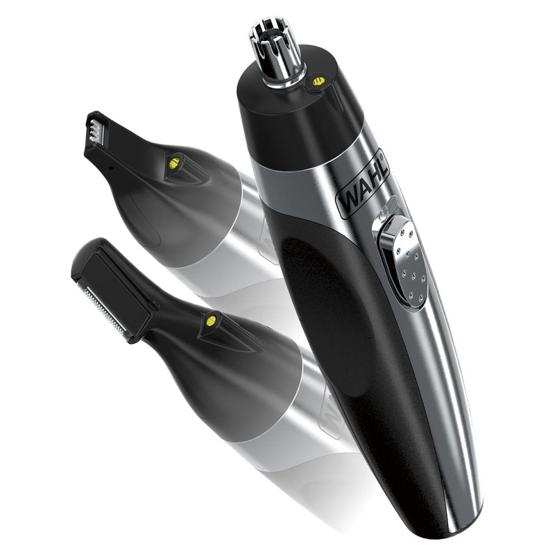Wahl Lithium Battery Powered Lighted Ear, Nose, & Brow Trimmer – Painless Eyebrow & Facial Hair Detail Personal Trimmer – Model 5546-400