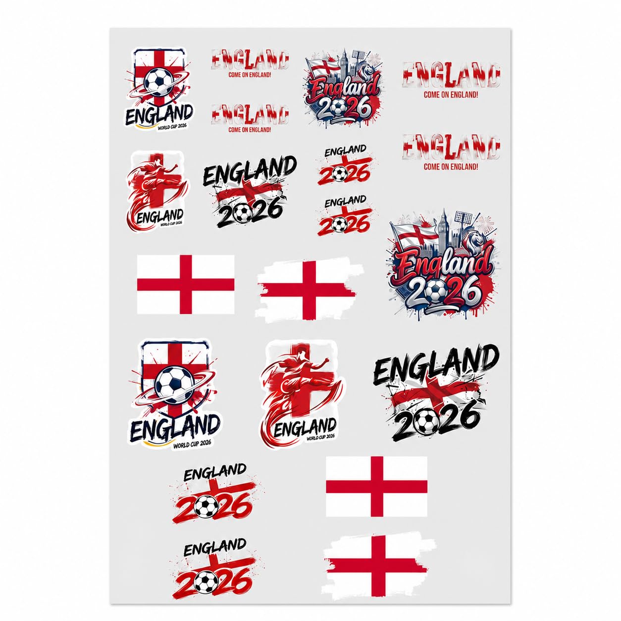 22 Pcs 2026 World Cup Tattoos Temporary Soccer Party Favors World Cup Party Decorations Soccer Stickers Gifts For Game Day Essential