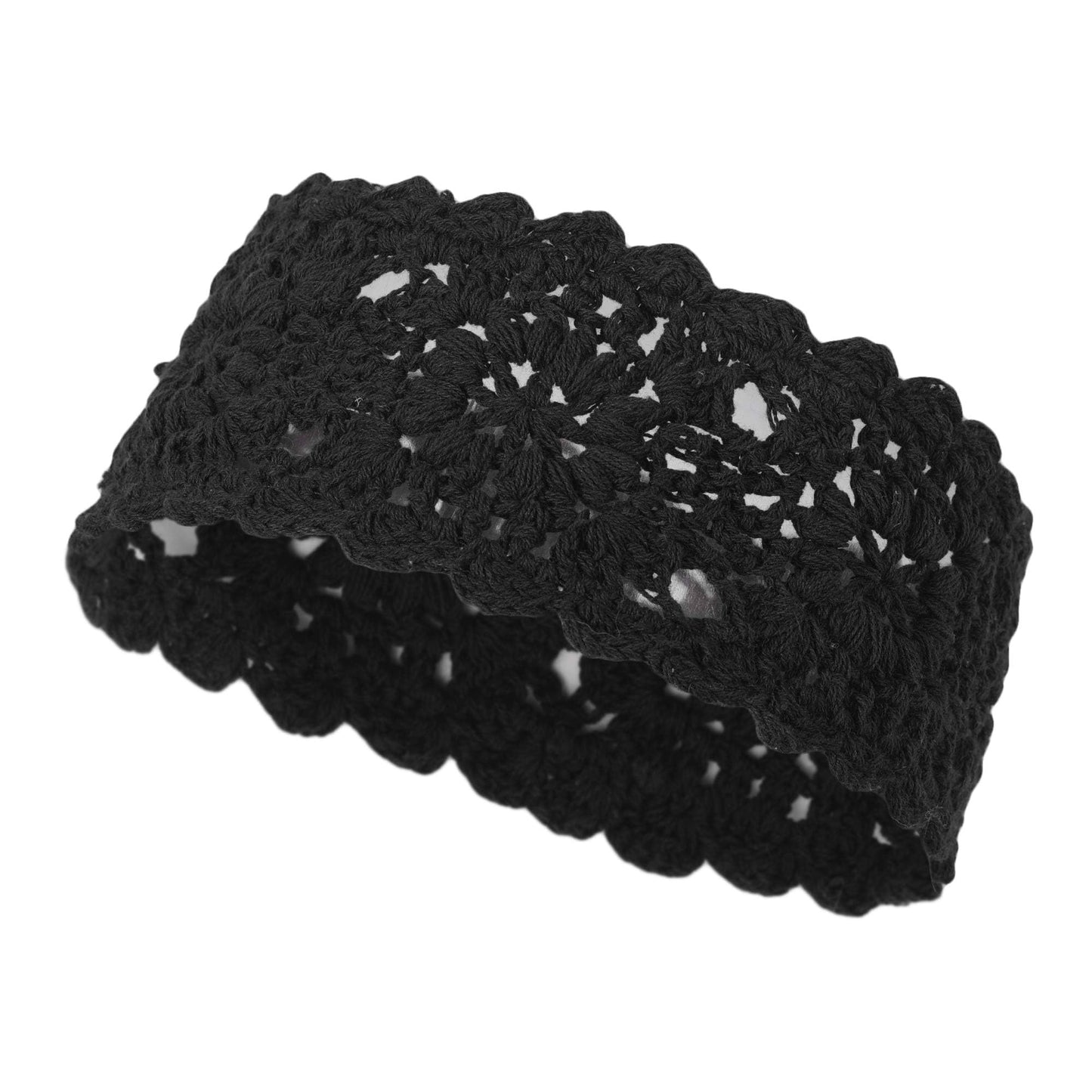 ZLYC Women Headband Handmade Crochet Knit Boho Flower Hair Bands