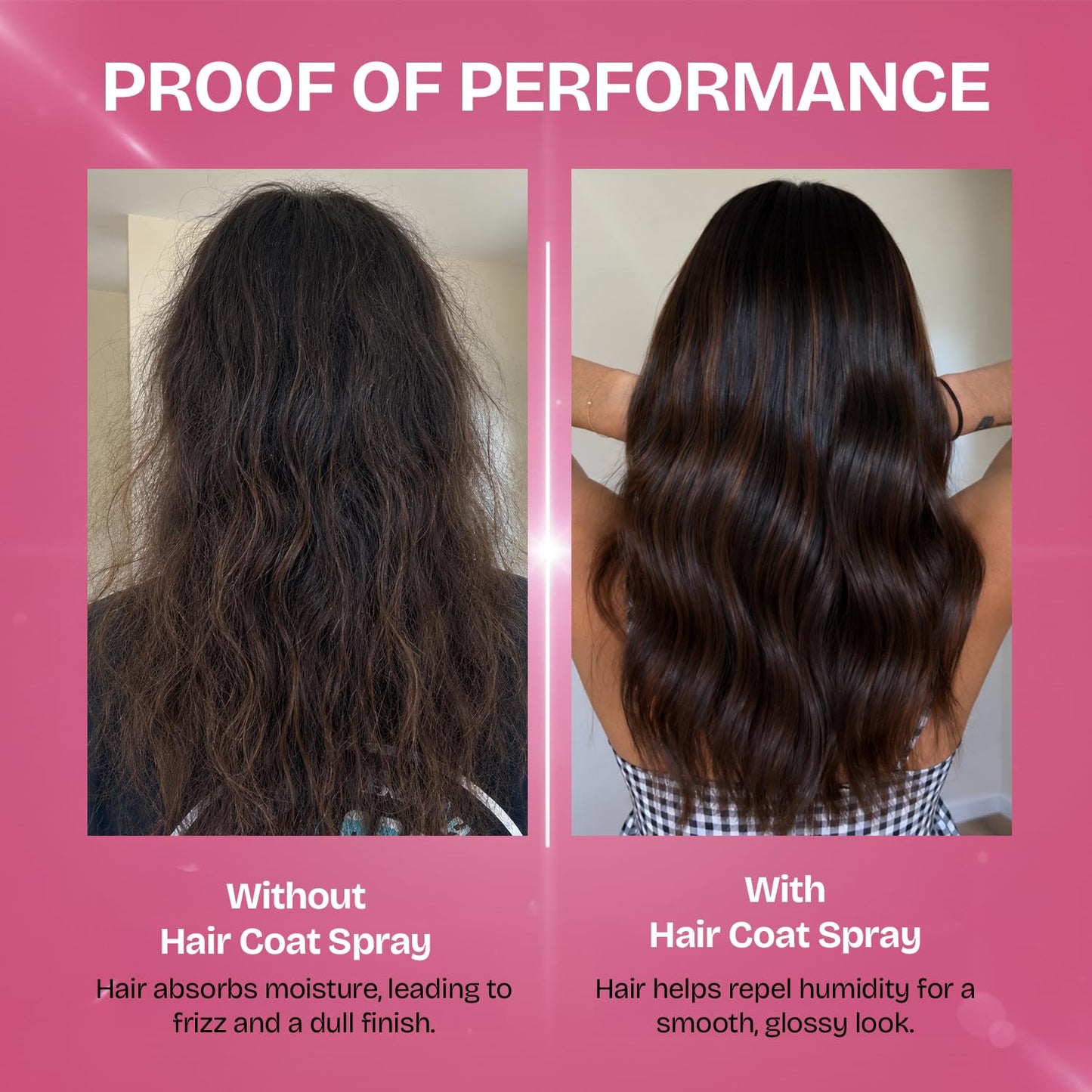 Herbishh Glass Glow Hair Coat Spray(6.76 fl oz)Anti Humidity & Heat Protectant Shine Coat for Frizz Control & Glossy Finish, Lightweight Texture Finishing Mist, Salon Quality Styling Spray Women & Men