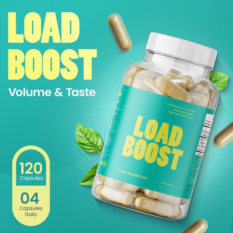 VB Health Load Boost - Semen Volume, Sperm Health, & Men's Fertility - 120 Capsules (1 Month Supply)