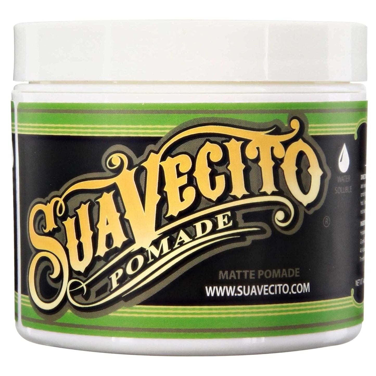 Suavecito Pomade - Matte Hair Paste For Men | Medium Hold, Shine-Free, 4 oz, 2 Pack