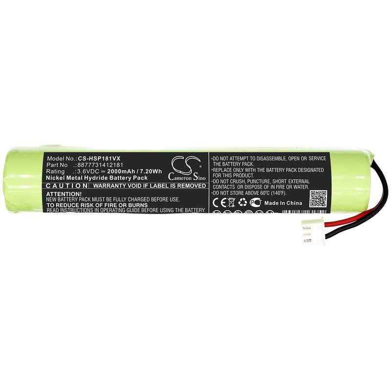 DCH 2000mAh Battery Replacement for Hurricane Spin Scrubber 8877731412181