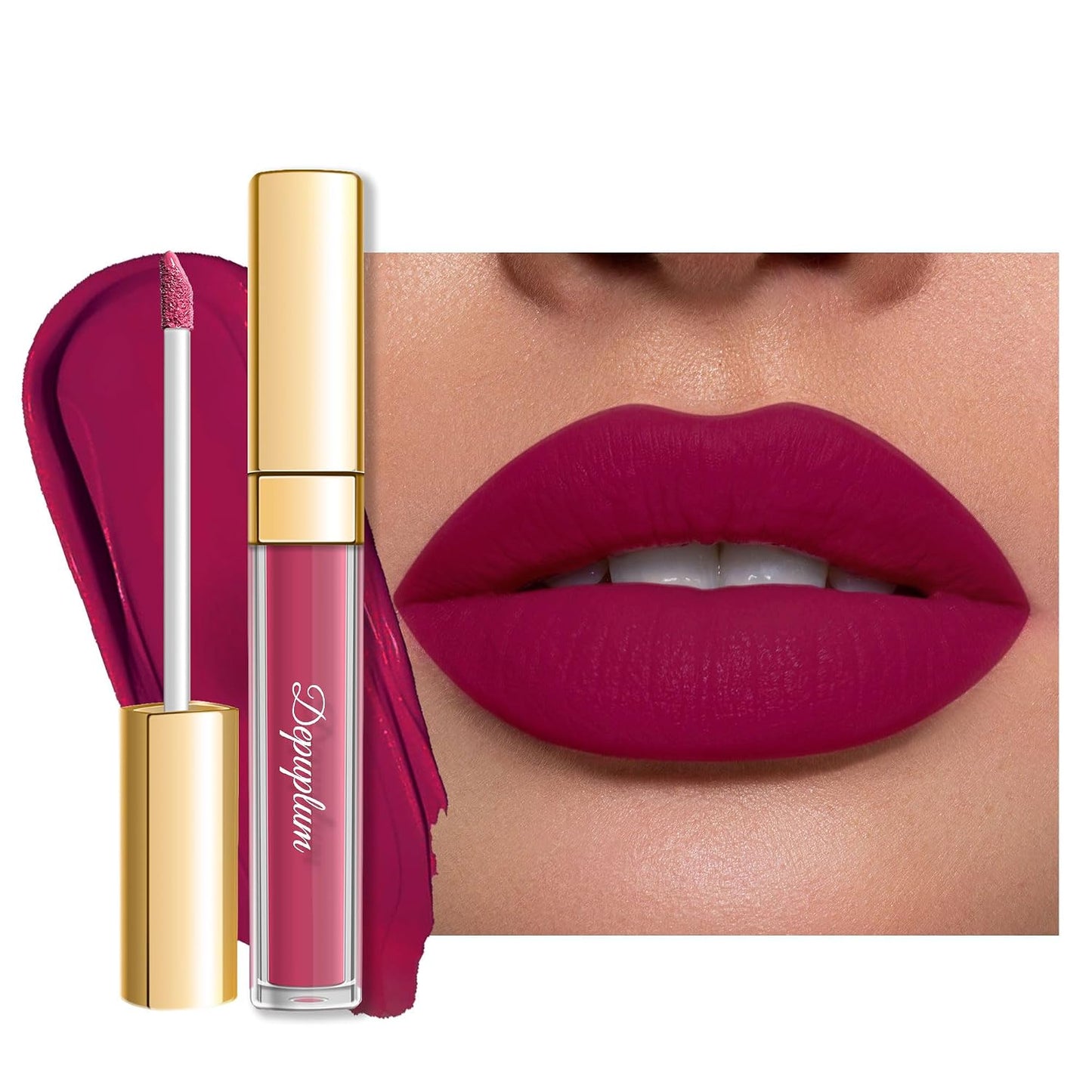 Nude Red Matte Lipstick - SuperStay Long-Lasting, Smudgeproof & Transferproof | Cruelty-Free Liquid Lip Color