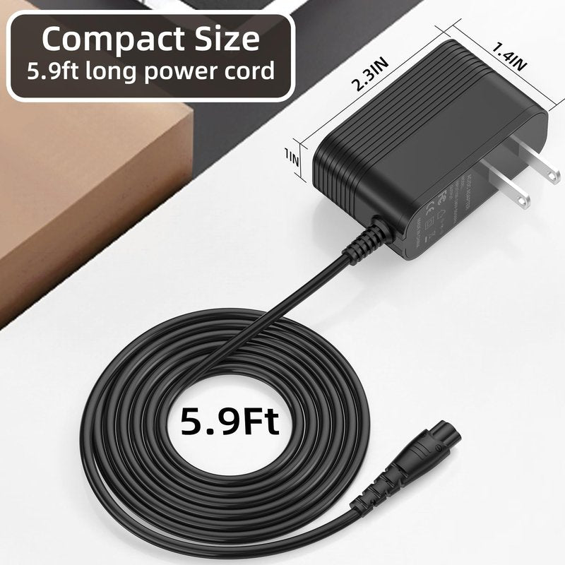 Charger for Remington Electric Shaver WDF5030A Compatible Models WDF5030A WDF4821 WDF4825 - Replacement Power Adapter for Women‘s Shavers & Bikini Trimmers
