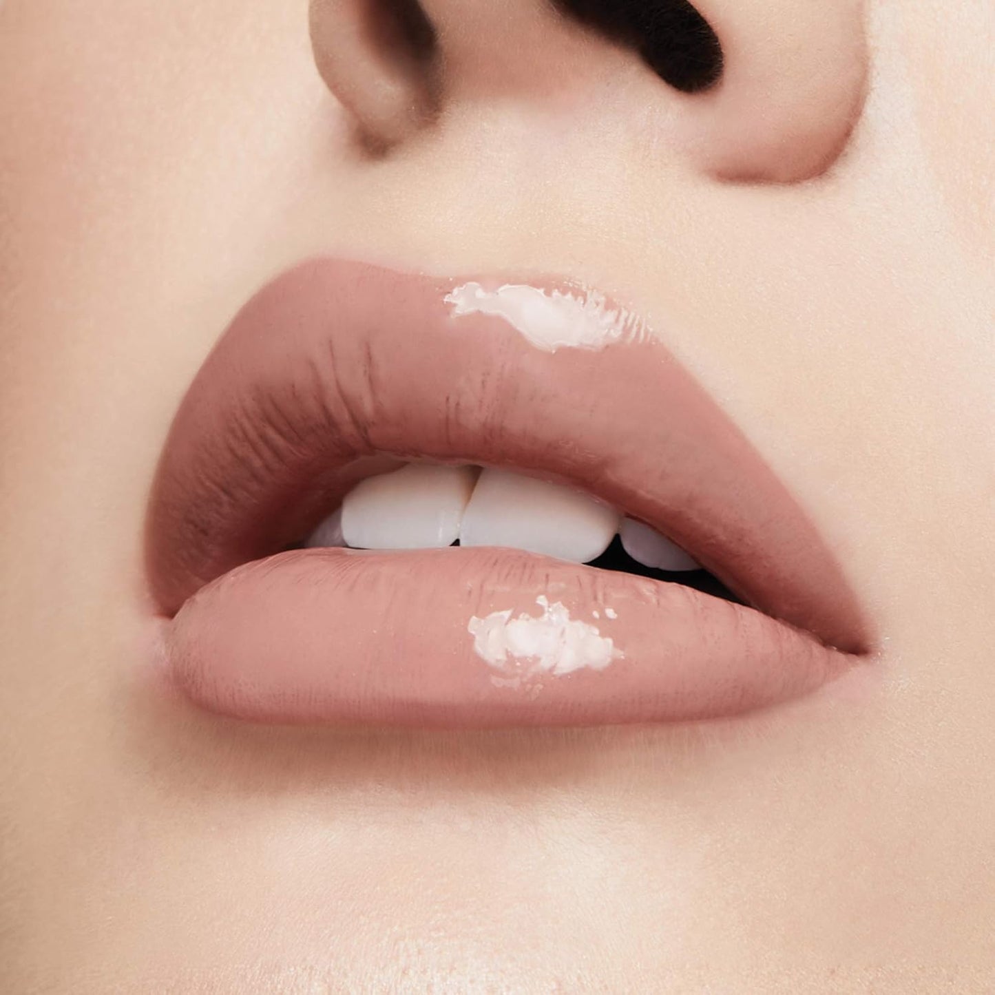 Milani Lip Gloss - Keep It Full Nourishing Lip Plumper with Hyaluronic Acid & Peptides | Soft Rose (0.13 Fl. Oz.)