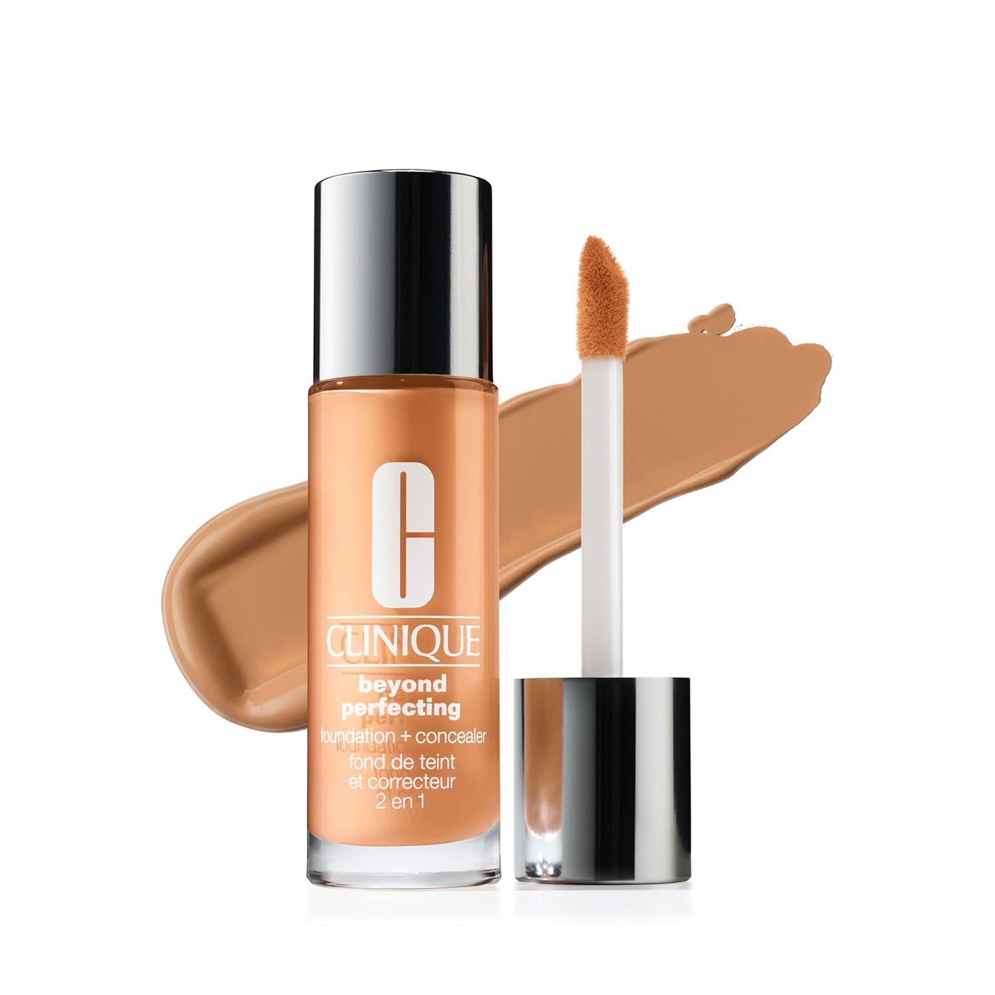 Clinique Beyond Perfecting Liquid Foundation & Concealer - Full Coverage, Natural Matte Finish for All Skin Types | 1 Fl Oz
