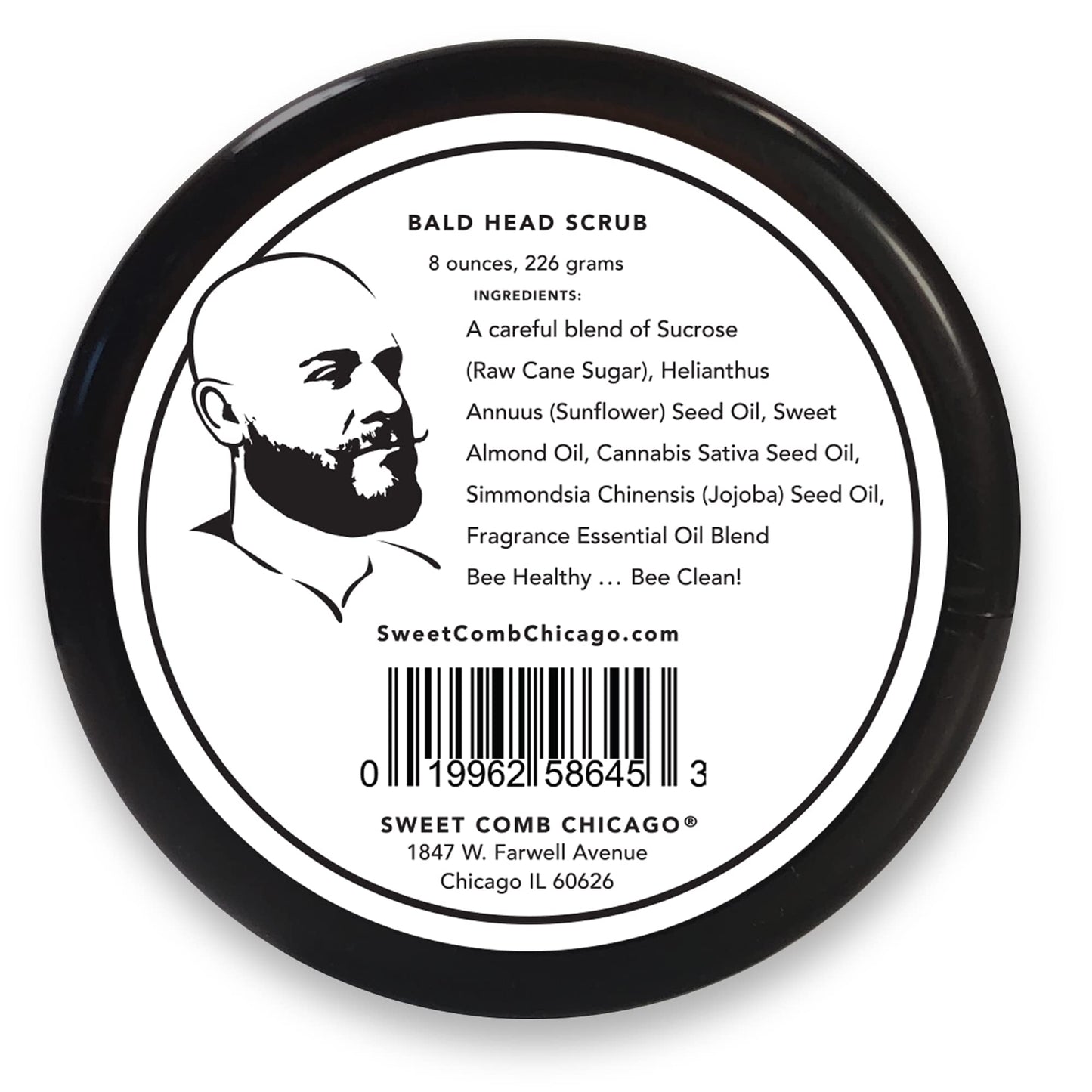 Sweet Comb Chicago Bald Head Scrub